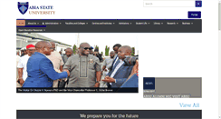 Desktop Screenshot of abiastateuniversity.edu.ng