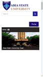 Mobile Screenshot of abiastateuniversity.edu.ng